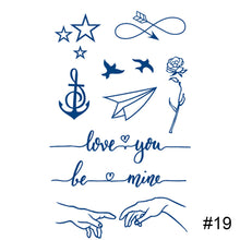 Load image into Gallery viewer, Herbal Tattoo Sticker Plant Waterproof Long Lasting Tattoo Sticker Body Art Tattoo Sticker For Women Men
