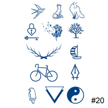 Load image into Gallery viewer, Herbal Tattoo Sticker Plant Waterproof Long Lasting Tattoo Sticker Body Art Tattoo Sticker For Women Men
