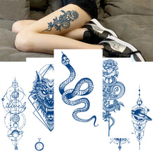 Load image into Gallery viewer, Herbal Tattoo Stickers Waterproof Long Lasting Tattoo Stickers Body Art Tattoo Fake Tattoo Sticker For Women Men

