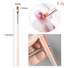 Load image into Gallery viewer, 5pcs/set Nail Art Pen Aurora Paint Pen Nail Smudge Pen Manicure Draw Paint Pen Nail Art Brush Nail Tool
