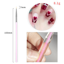 Load image into Gallery viewer, 5pcs/set Nail Art Pen Aurora Paint Pen Nail Smudge Pen Manicure Draw Paint Pen Nail Art Brush Nail Tool

