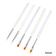 Load image into Gallery viewer, 5pcs/set Nail Art Pen Aurora Paint Pen Nail Smudge Pen Manicure Draw Paint Pen Nail Art Brush Nail Tool
