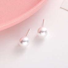 Load image into Gallery viewer, Fashion Simple White Pearl Stud Earrings Women Temperament Versatile Jewelry Accessories Jewelry
