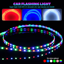 Load image into Gallery viewer, 1Pc 135cm LED Strip Light 135SMD 3528 Flexible Tape Rope Stripe Ray Tape Lamp Car Interior Atmosphere Lights 12V
