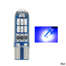 Load image into Gallery viewer, 1Pc T10 Car Bulbs Indoor Position Light 15 LED Silicone Light License Plate Waterproof Light 4014 W5W
