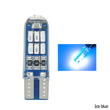 Load image into Gallery viewer, 1Pc T10 Car Bulbs Indoor Position Light 15 LED Silicone Light License Plate Waterproof Light 4014 W5W
