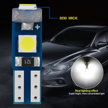Load image into Gallery viewer, 10Pcs Car Interior Lights Dashboard T5 Led Bulb Led Canbus Warming Indicator Wedge Auto Instrument Lamp 12V W3W W1.2W
