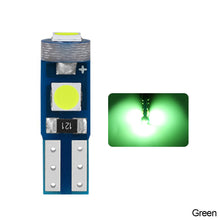 Load image into Gallery viewer, 10Pcs Car Interior Lights Dashboard T5 Led Bulb Led Canbus Warming Indicator Wedge Auto Instrument Lamp 12V W3W W1.2W
