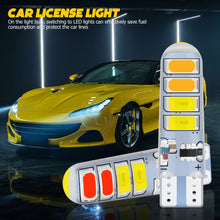 Load image into Gallery viewer, 2Pcs Car LED Lamp Dual Color T10 5630 8smd Flash Lamp T10 Silicone Lamp Bulb Accessories
