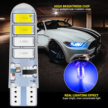 Load image into Gallery viewer, 2Pcs Car LED Lamp Dual Color T10 5630 8smd Flash Lamp T10 Silicone Lamp Bulb Accessories
