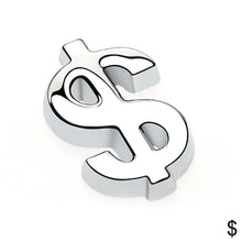 Load image into Gallery viewer, 1Pc 3D Metal Sticker DIY Car Decals Lower Case Letter Number Stickers Waterproof Exterio Alphabet Customize For Motorcycle
