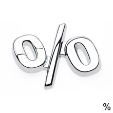 Load image into Gallery viewer, 1Pc 3D Metal Sticker DIY Car Decals Lower Case Letter Number Stickers Waterproof Exterio Alphabet Customize For Motorcycle
