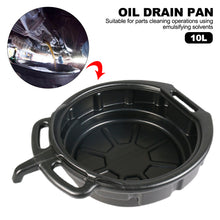 Load image into Gallery viewer, 10L Car Fuel Fluid Oil Drain Pan Wast Engine Oil Collector Tank Trip Tray Repair Change Garage Tool
