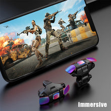 Load image into Gallery viewer, Mobile Gaming Gamepad Trigger Fire L/R Button Handle Shooter Game Fire Shooting Aim Key Controller Joysticks
