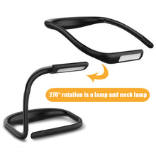 Load image into Gallery viewer, LED Reading Lamp Hanging Neck USB Rechargeable Eye Lamp Learning Reading Light Hands Free For Camping Repairing Night Lighting
