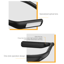 Load image into Gallery viewer, LED Reading Lamp Hanging Neck USB Rechargeable Eye Lamp Learning Reading Light Hands Free For Camping Repairing Night Lighting
