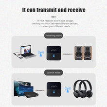 Load image into Gallery viewer, Wireless Audio Transmitter Bluetooth-compatible 5.0 Adapter aptX Low Latency Optical/AUX/RCA/USB with Volume Control for TV PC AV
