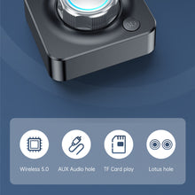 Load image into Gallery viewer, 3D Bass Stereo Wireless Audio Transmitter Dual Dhannel TF Card RCA 3.5mm 3.5 AUX Bluetooth-compatible 5.0 Music Speaker Adapter

