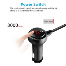 Load image into Gallery viewer, 120W Car Cigarette Lighter Distributor QC3.0 Quick Charge Splitter 4 USB LED Voltage Display 12V/24V Universal Power Adapter
