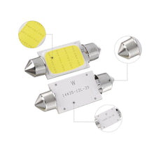 Load image into Gallery viewer, 10Pcs White COB C5W Car Auto Festoon Dome Interior LED Lights Lamp Map Roof Reading Bulb Plate lamps Bulb DC12V 31/36/39/41MM
