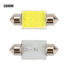 Load image into Gallery viewer, 10Pcs White COB C5W Car Auto Festoon Dome Interior LED Lights Lamp Map Roof Reading Bulb Plate lamps Bulb DC12V 31/36/39/41MM
