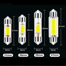 Load image into Gallery viewer, 10Pcs 12V Auto White 31mm 36mm 39mm 41mm C5W C10W LED Bulb Canbus Festoon Led Car Interior Light Dome Reading License Plate Lamp
