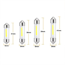 Load image into Gallery viewer, 10 PCS Car LED Festoon Dome 31mm 36mm 39mm 41mm C5W Car Light Bulbs 6000k White Reading License Plate Lamp 12V Led Light Bulb
