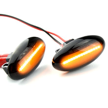 Load image into Gallery viewer, 1Pair LED Flowing Turn Signal Dynamic Side Marker Light For Peugeot 107 206 207 307 407 607 Citroen C1 C2 C3 C4 C5 C6
