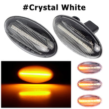 Load image into Gallery viewer, 1Pair LED Flowing Turn Signal Dynamic Side Marker Light For Peugeot 107 206 207 307 407 607 Citroen C1 C2 C3 C4 C5 C6
