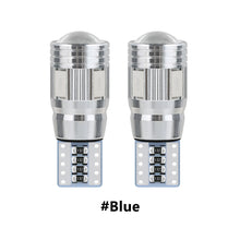 Load image into Gallery viewer, 2Pcs T10 Car W5W LED Bulb Signal Light 5630 6SMD Auto Claerance Wedge Side License Plate Reverse Lamps 12V 6500K Reading Light
