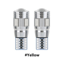 Load image into Gallery viewer, 2Pcs T10 Car W5W LED Bulb Signal Light 5630 6SMD Auto Claerance Wedge Side License Plate Reverse Lamps 12V 6500K Reading Light

