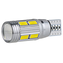 Load image into Gallery viewer, 2Pcs T10 Car W5W 5730 10SMD Led Bulb Reverse Signal Light Reading Lamps 12V 6500K Auto Wedge Side License Plate Light Trunk Lamps
