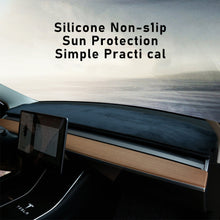 Load image into Gallery viewer, Dashboard Mat Sunshade Dustproof Non-slip Dashmat Flannel Pad Car Accessories for Tesla Model 3 Y 2017 2018 2019 2020 2021
