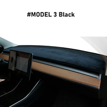 Load image into Gallery viewer, Dashboard Mat Sunshade Dustproof Non-slip Dashmat Flannel Pad Car Accessories for Tesla Model 3 Y 2017 2018 2019 2020 2021
