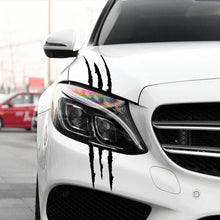Load image into Gallery viewer, Monster Claw Scratch Stripe Car Reflective Stickers Hood Headlight Decal Stripe Marks Auto Decoration Accessories
