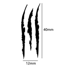 Load image into Gallery viewer, Monster Claw Scratch Stripe Car Reflective Stickers Hood Headlight Decal Stripe Marks Auto Decoration Accessories
