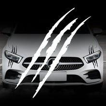 Load image into Gallery viewer, Monster Claw Scratch Stripe Car Reflective Stickers Hood Headlight Decal Stripe Marks Auto Decoration Accessories
