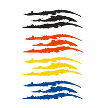 Load image into Gallery viewer, Monster Claw Scratch Stripe Car Reflective Stickers Hood Headlight Decal Stripe Marks Auto Decoration Accessories
