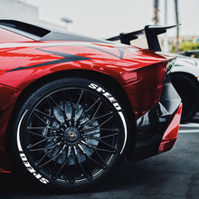 Load image into Gallery viewer, DIY Free Combination Car Tire Letter Stickers 3D Car Motorcycle Universal Wheel Waterproof Personalized Decoration Logo Decals
