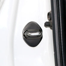 Load image into Gallery viewer, 4pcs Car Door Lock Covers Protective Case Dustproof Rustproof Door Lock Stickers For Toyota Corolla Mazda Honda Lexus
