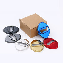 Load image into Gallery viewer, 4pcs Car Door Lock Covers Protective Case Dustproof Rustproof Door Lock Stickers For Toyota Corolla Mazda Honda Lexus
