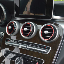 Load image into Gallery viewer, 7Pcs Auto Car Air Conditioner Vent Outlet Sticker Decoration Ring Knob Trim Cover For Mercedes Benz C Class W205 GLC 2015-2018
