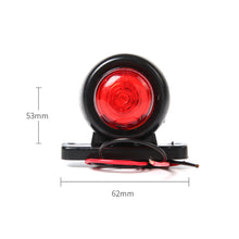 Load image into Gallery viewer, 4Pcs 12V-24V Mini Universal Truck Trailer Tail LED Side Marker Lights Turn Signal Safety Warning Lamp Dual-color

