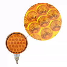 Load image into Gallery viewer, 12V 24V 48LED Round Turn Signal Marker Lights For Car Trucks Trailers Lorry Tractors Double Side Indicator Safety Warning Lamp
