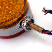 Load image into Gallery viewer, 12V 24V 48LED Round Turn Signal Marker Lights For Car Trucks Trailers Lorry Tractors Double Side Indicator Safety Warning Lamp
