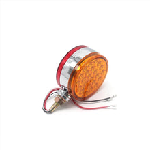 Load image into Gallery viewer, 12V 24V 48LED Round Turn Signal Marker Lights For Car Trucks Trailers Lorry Tractors Double Side Indicator Safety Warning Lamp
