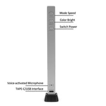 Load image into Gallery viewer, RGB Sound Control Rhythm Ambient Light 32LED Colorful Strip Light Rechargeable Bar Car Computer Home Audio Music Atmosphere Lamp
