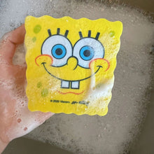 Load image into Gallery viewer, Cute Cartoon Sponge Dish Washer SpongeBob Shape Dishwashing Cloth Pot Brush Foam Kitchen Cleaning Tool
