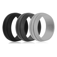 Load image into Gallery viewer, Fitness Running Gym Silicone Couple Ring Wedding Ring Unisex Outdoor Sports Yoga Ring For Men Women
