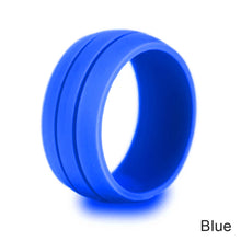 Load image into Gallery viewer, Fitness Running Gym Silicone Couple Ring Wedding Ring Unisex Outdoor Sports Yoga Ring For Men Women
